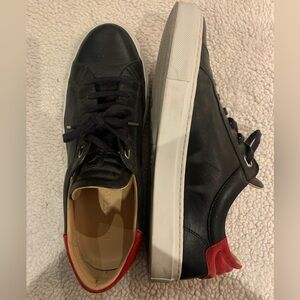 Belstaff Black and Red Sneakers